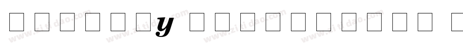 Century Schoolbook SSi Bold Italic字体转换